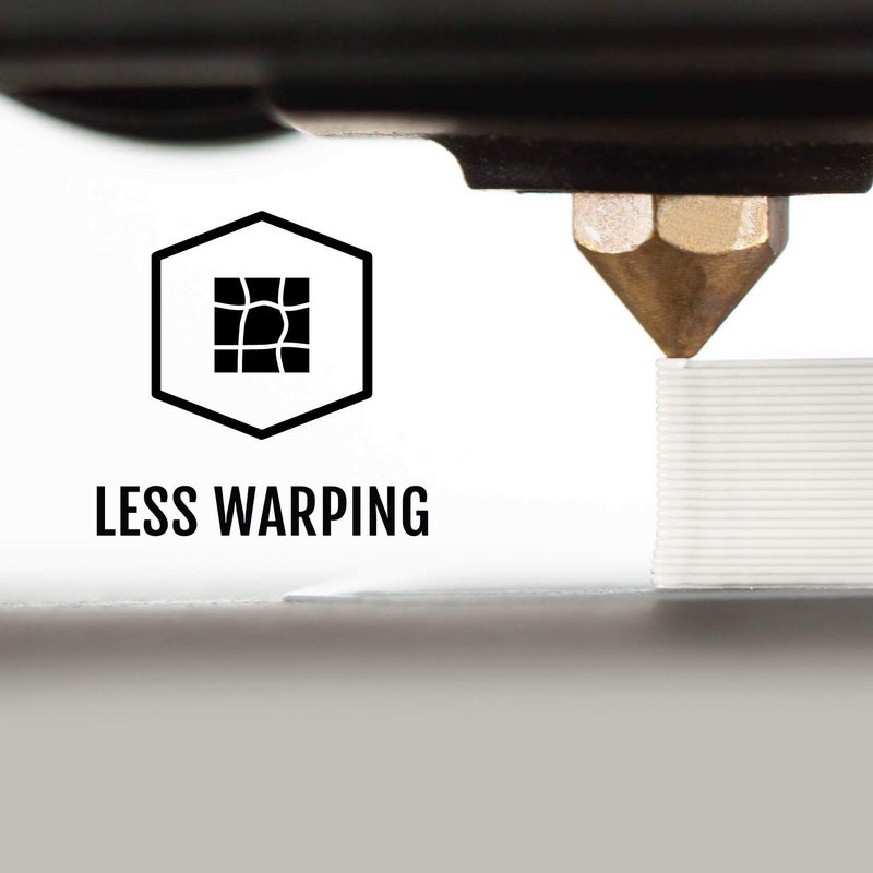 HATCHBOX 1.75mm White PLA 3D Printer Filament, 1 KG Spool, Dimensional Accuracy +/- 0.03 mm, 3D Printing Filament - Image 5